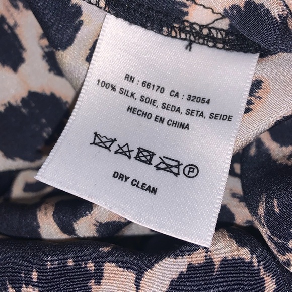 SOLD Anthropologie Maeve Leopard Print Silk Top - Picture 8 of 10